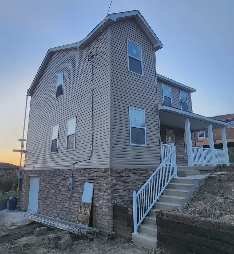 siding completed 